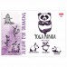 Альбом для рисования А4 24 л., скоба, обложка картон, HATBER, 205х290 мм, "Animals Yoga", 24А4В