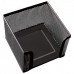 Подставка для бумажного блока BRAUBERG "Germanium", металлическая, 78*105*105 мм, черная, 231944