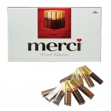 Конфеты шоколадные MERCI (Мерси), 400 г, картонная коробка, 014419-95/61