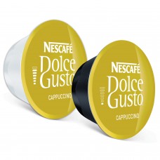 Капсулы для кофемашин NESCAFE Dolce Gusto Cappuccino, натуральный кофе 8 шт. х 8 г, молочные капсулы 8 шт. х 17 г, 5219849