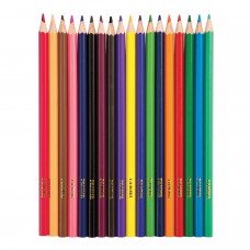 Карандаши цветные ГАММА "Классические", 18 цветов, заточенные, шестигранные, картонная упаковка, 05091803, 050918_03