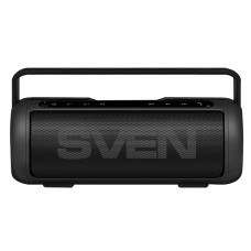 Колонка портативная SVEN PS-250BL, 1.0, 10 Вт, Bluetooth, FM-тюнер, USB, microUSB, черная, SV-015046