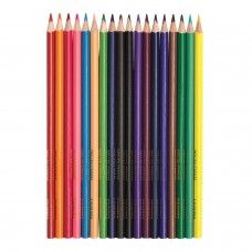 Карандаши цветные ГАММА "Мультики", 18 цветов, заточенные, трехгранные, картонная упаковка, 05091808, 050918_08