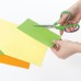 Ножницы БИЗНЕСМЕНЮ "Soft Grip", 190 мм, резиновые вставки, зелено-фиолетовые, 3-х сторонняя заточка, 236930