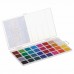 Краски акварельные ГАММА "Классическая", 32 цвета, медовая, без кисти, пластиковая коробка, европодвес, 1009199