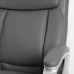 Кресло офисное BRABIX PREMIUM "Level EX-527", пружинный блок, рециклированная кожа, серое, 531937
