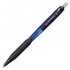 Ручка шариковая масляная автоматическая с грипом UNI (Япония) "JetStream", СИНЯЯ, узел 0,5 мм, линия письма 0,24 мм, SXN-101-05 BLUE