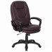 Кресло офисное BRABIX PREMIUM "Trend EX-568", экокожа, коричневое, 532101