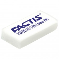Ластик FACTIS 336 RC (Испания), 40х20х8 мм, белый, прямоугольный, синтетический каучук, CNF336RC