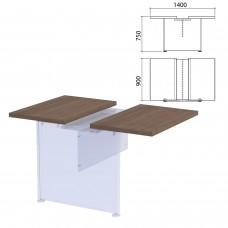 Столешница модуля стола для переговоров "Приоритет", 1400х900х750 мм, гарбо, К-913