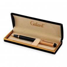 Ручка подарочная шариковая GALANT "Classic", корпус черный с золотистым, золотистые детали, пишущий узел 0,7 мм, синяя, 140400