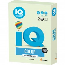Бумага цветная IQ color, А4, 160 г/м2, 250 л., пастель, светло-зеленая, GN27