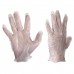 Перчатки виниловые, КОМПЛЕКТ 5 пар (10 шт.), неопудренные, размер M (средний), белые, PACLAN, 407540, 98