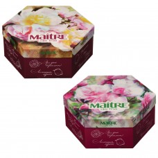 Чай MAITRE de The (Мэтр) "Цветы", ГипОфис 12 вкусов, 60 пакетиков в конвертах, 120 г, баж 082