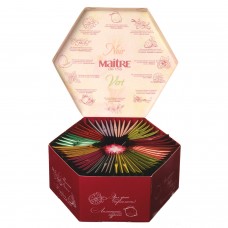 Чай MAITRE de The (Мэтр) "Цветы", ГипОфис 12 вкусов, 60 пакетиков в конвертах, 120 г, баж 082