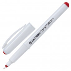 Ручка капиллярная CENTROPEN "Handwriter", КРАСНАЯ, трехгранная, линия письма 0,5 мм, 4651/1К