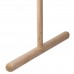 Швабра для пола деревянная, длина черенка 120 см, рабочая часть 32 см