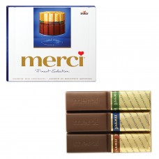 Конфеты шоколадные MERCI (Мерси), ГипОфис из молочного шоколада, 250 г, картонная коробка, 015416-00/35/49