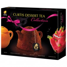Чай CURTIS (Кёртис) "Dessert Tea Collection", набор 30 пакетиков, ГипОфис (6 вкусов по 5 пакетиков), 58,5 г, 514375