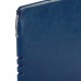 Тетрадь БОЛЬШОЙ ФОРМАТ (220х265 мм) А4, BRAUBERG "NEBRASKA", 96 л., гибкий кожзам, ручка, клетка, темно-синий, 110959
