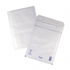 Конверт-пакеты с прослойкой из пузырчатой пленки (240х370 мм), белая крафт-бумага, отрывная полоса, КОМПЛЕКТ 100 шт., F/3