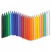 Восковые мелки ЛУЧ "Zoo", 24 цвета, шестигранные, картонная упаковка с европодвесом, 12С 866-08