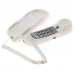 Телефон RITMIX RT-003 white, набор на трубке, быстрый набор 13 номеров, белый, 15118344
