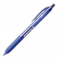Ручка шариковая масляная автоматическая с грипом CROWN "Quick Dry", СИНЯЯ, узел 0,5 мм, линия письма 0,3 мм, QD-018
