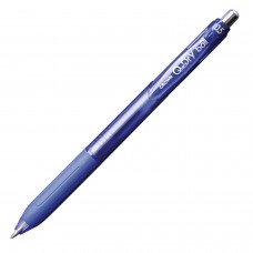 Ручка шариковая масляная автоматическая с грипом CROWN "Quick Dry", СИНЯЯ, узел 0,5 мм, линия письма 0,3 мм, QD-018