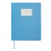 Дневник 1-11 класс 48 л., обложка кожзам твердая, нашивка, BRAUBERG BRILLIANT, голубой, 105489