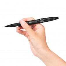 Ручка-кисть PENTEL (Япония) "Brush Sign Pen Artist", линия письма 0,5-5 мм, черная, SESF30C-A