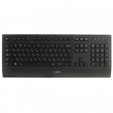 Клавиатура проводная LOGITECH K280e, USB, 104 клавиши, черная, 920-005215