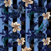 Бумага упаковочная мелованная 70х100 см ЗОЛОТАЯ СКАЗКА 'Night Flowers', 5 дизайнов, 70 г/м2, 591588