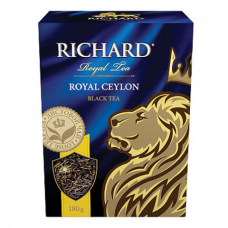 Чай RICHARD &#039;Royal Ceylon&#039;, черный листовой, 180 г, картонная упаковка, 100157