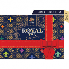 Чай RICHARD &#039;Royal Tea Collection&#039;, подарочный НАБОР 15 вкусов, 120 пакетиков по 1,9 г, 100839