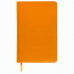 Ежедневник недатированный А5 (138х213 мм) BRAUBERG 'Imperial', 160 л., кожзам, оранжевый, 111856