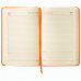 Ежедневник недатированный А5 (138х213 мм) BRAUBERG 'Imperial', 160 л., кожзам, оранжевый, 111856
