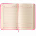 Ежедневник недатированный А5 (138х213 мм) BRAUBERG 'Imperial', 160 л., кожзам, розовый, 111859