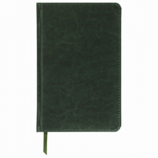 Ежедневник недатированный А5 (138х213 мм) BRAUBERG &#039;Imperial&#039;, 160 л., кожзам, зеленый, 111855