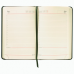 Ежедневник недатированный А5 (138х213 мм) BRAUBERG 'Imperial', 160 л., кожзам, зеленый, 111855