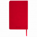 Ежедневник недатированный А5 (138х213 мм) BRAUBERG 'Stylish', гибкий, 160 л., кожзам, красный, 111865