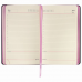 Ежедневник недатированный А5 (138х213 мм) BRAUBERG 'Stylish', гибкий, 160 л., кожзам, розовый, 111860