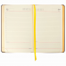Ежедневник недатированный А5 (138х213 мм) BRAUBERG 'Stylish', гибкий, 160 л., кожзам, желтый, 111863