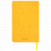 Ежедневник недатированный А5 (138х213 мм) BRAUBERG 'Stylish', гибкий, 160 л., кожзам, желтый, 111863
