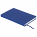 Ежедневник недатированный А5 (138x213 мм) BRAUBERG 'Finest', 136 л., кожзам, резинка, синий, 111872