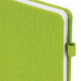 Ежедневник недатированный А5 (138x213 мм) BRAUBERG 'Finest', 136 л., кожзам, резинка, зеленый, 111868