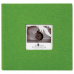 Фотоальбом BRAUBERG 'Лайм' на 200 фото 10х15 см, ткань, зеленый, 391189