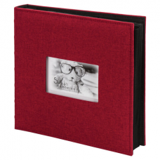 Фотоальбом BRAUBERG на 500 фото 10х15 см, ткань, бордовый, 391187