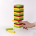 Игра настольная 'ЦВЕТНАЯ БАШНЯ', 48 окрашенных деревянных блоков + кубик, ЗОЛОТАЯ СКАЗКА, 662295