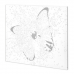 Картина по номерам 40х50 см, ОСТРОВ СОКРОВИЩ 'Голубая бабочка', на подрамнике, акриловые краски, 3 кисти, 662486